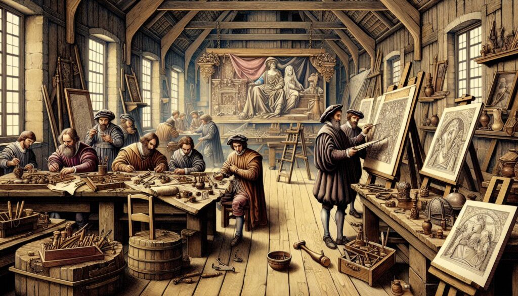 Storia delle botteghe artistiche in Europa