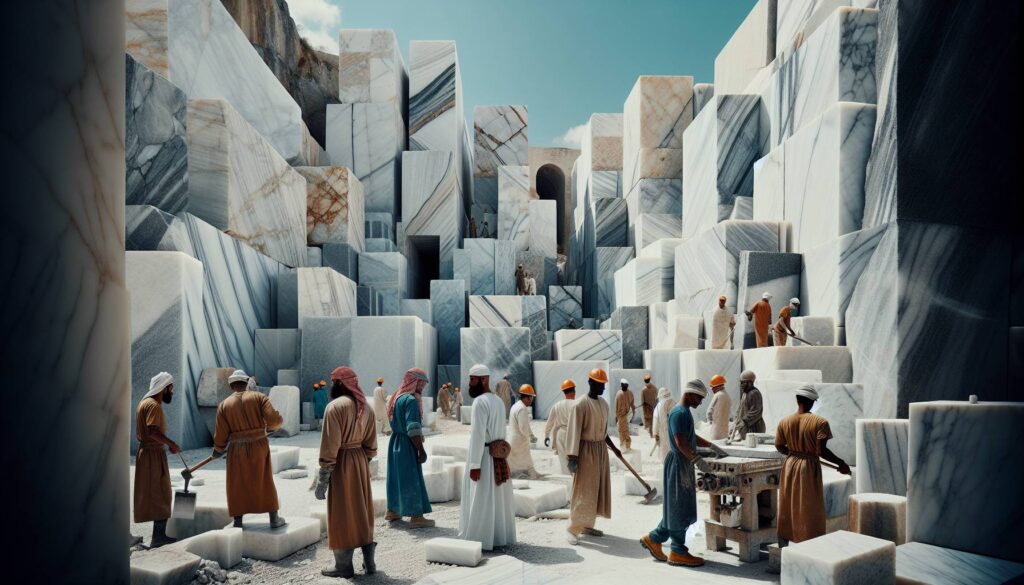 Origini delle cave di marmo e primo sviluppo