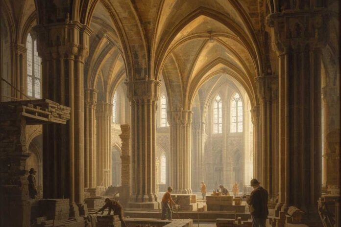 Il lavoro degli scalpellini e la nascita dell’architettura gotica