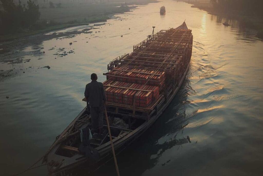 Il ruolo del barcaiolo nel trasporto merci