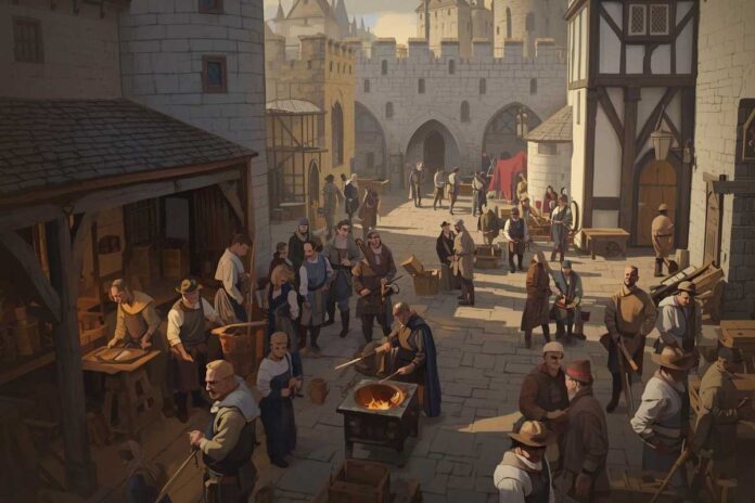 Lavoro nei castelli medievali: fabbri, stallieri, falconieri e funzionari
