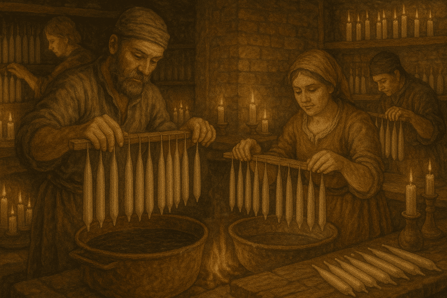 Ceraioli L'evoluzione delle tecniche dei ceraioli nel tempo