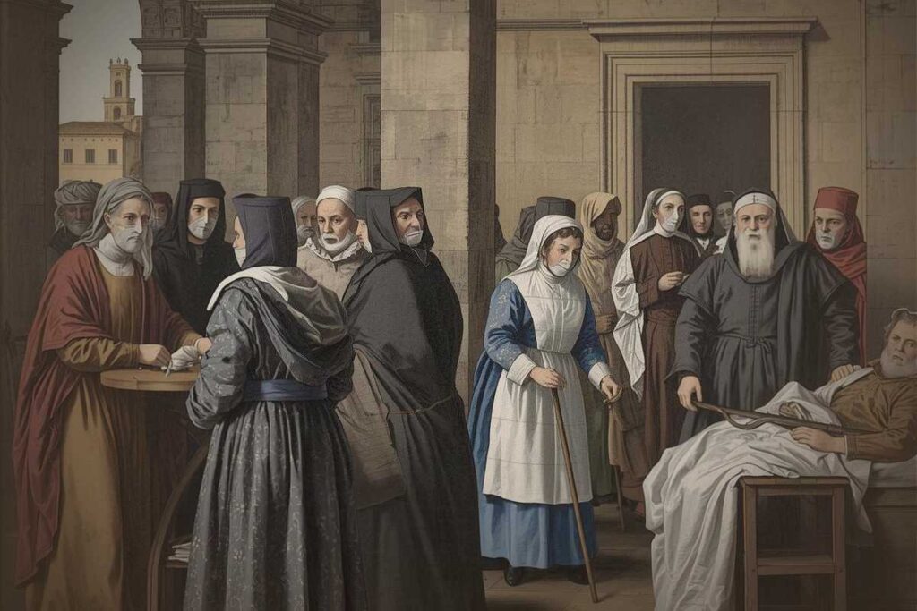 Ruolo del personale nei lazzaretti durante le epidemie