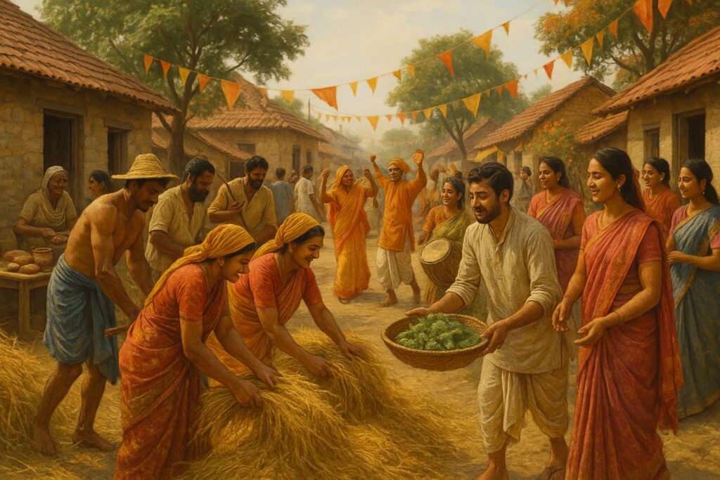  Vita di villaggio e divisione dei compiti