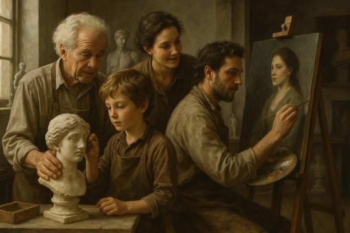 Lavoro ereditario Ereditarietà professionale nelle arti: pittori e scultori di famiglia