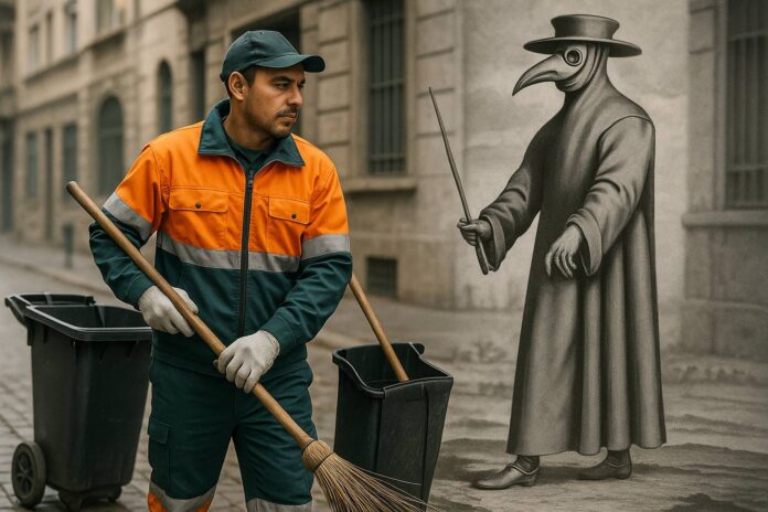Lo spazzino e il monatto: simboli del lavoro infamante