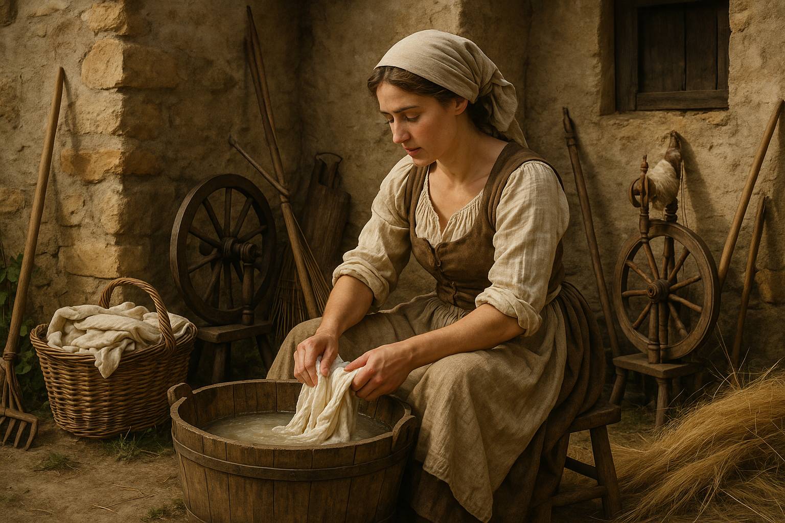 Lavoro femminile Il lavoro femminile nascosto nelle economie familiari preindustriali