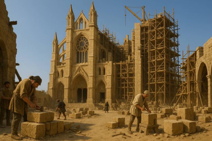 Il lavoro nei cantieri delle cattedrali: tempi lunghissimi e continuità generazionale