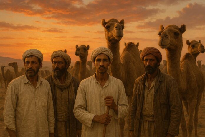 Vita quotidiana dei lavoratori delle carovane