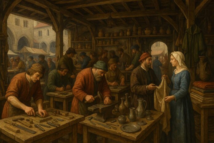 Parola Il ruolo delle gilde nel Medioevo