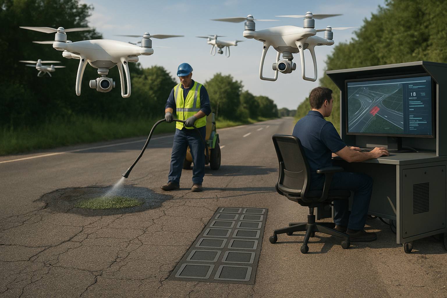 Manutenzione urbana Innovazioni tecnologiche nella manutenzione delle strade