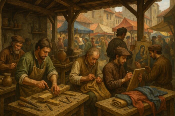 Storia delle botteghe medievali: cuore pulsante dell'economia