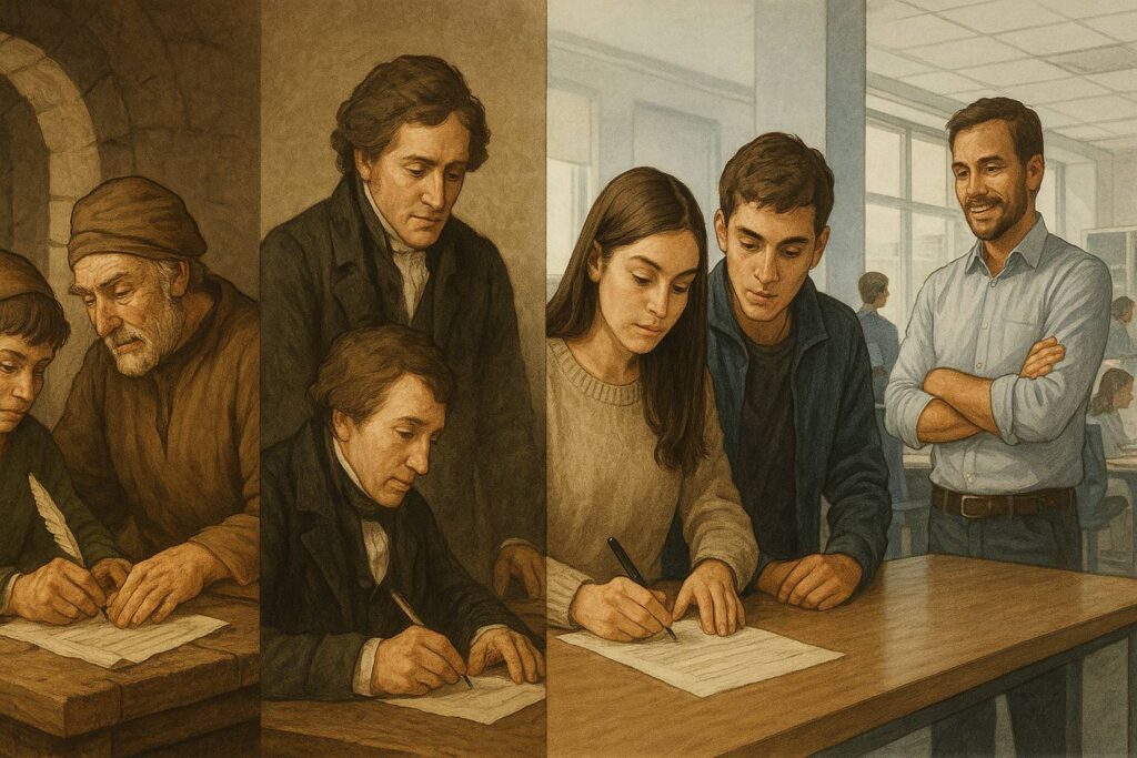 Origini storiche dei contratti di apprendistato