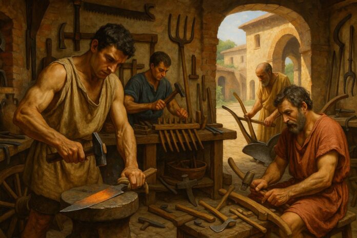 Antica Roma Tecniche e strumenti di lavoro romani
