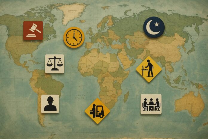 Lavoro notturno Comparazione internazionale del lavoro notturno