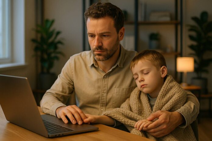 La gestione del lavoro con un figlio malato