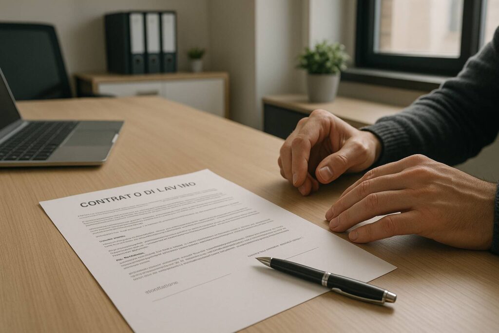 La firma per ricevuta vale come accettazione delle condizioni di lavoro?