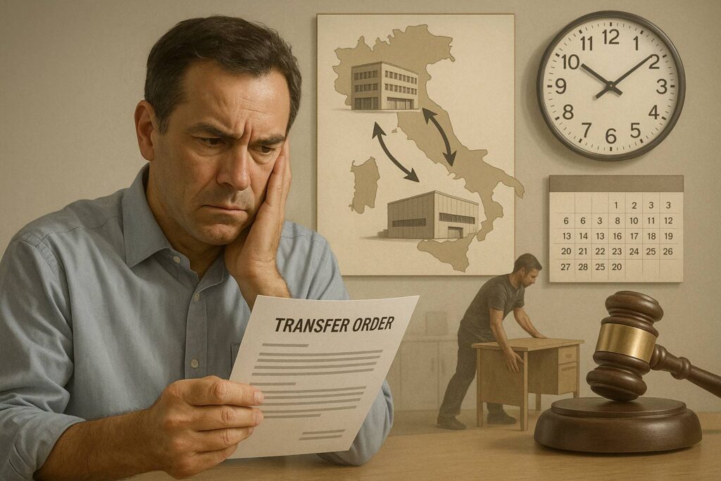 Trasferimenti temporanei non formalizzati: quando diventano illegittimi