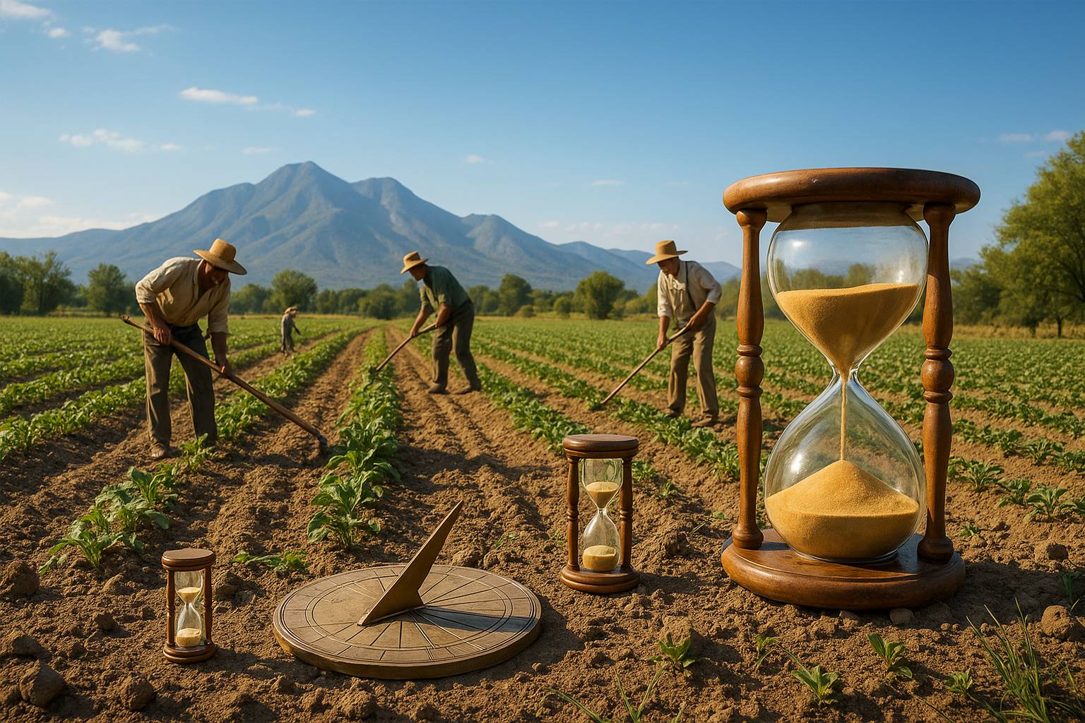 Il tempo del lavoro prima dell’orologio: quando si lavorava “finché c’era luce”
