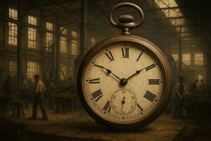 tempo Cambiamento nel ritmo lavorativo con l'introduzione dell'orologio
