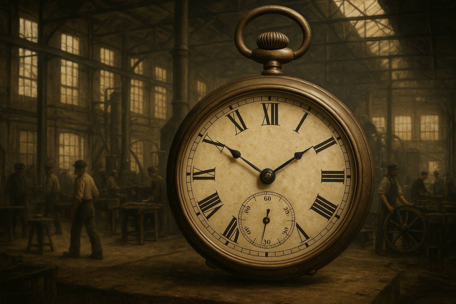 Cambiamento nel ritmo lavorativo con l'introduzione dell'orologio