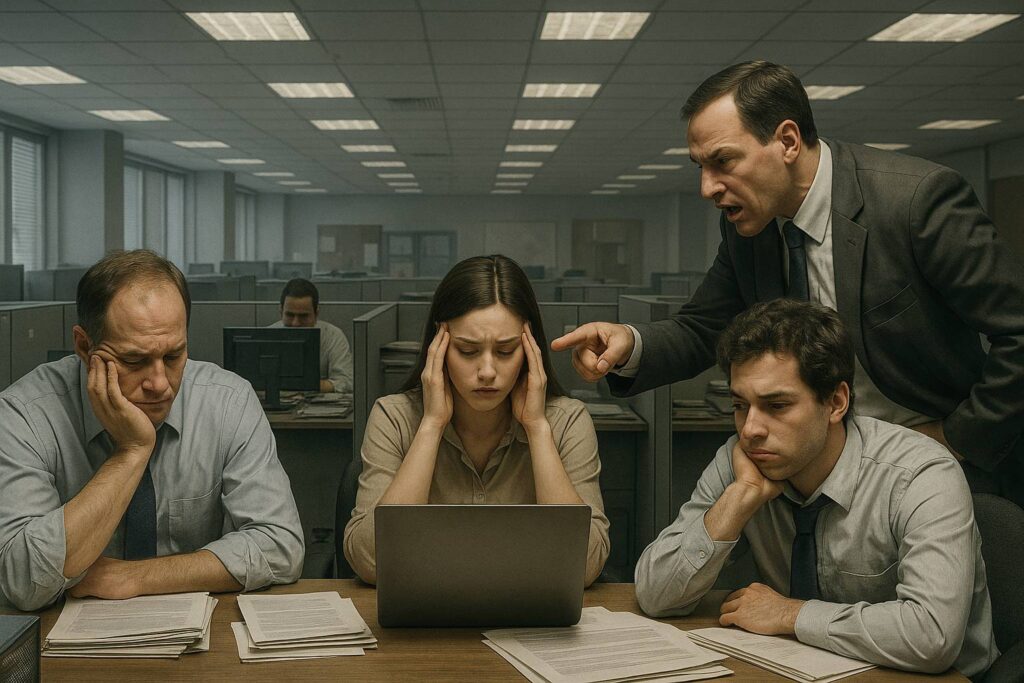 I segnali di un ambiente di lavoro tossico