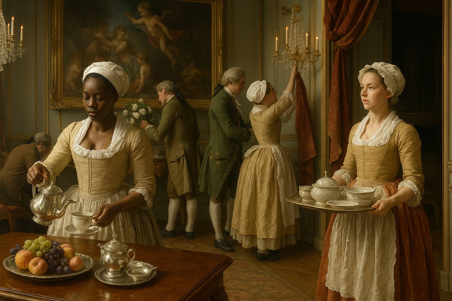 La formazione dei domestici nell'aristocrazia