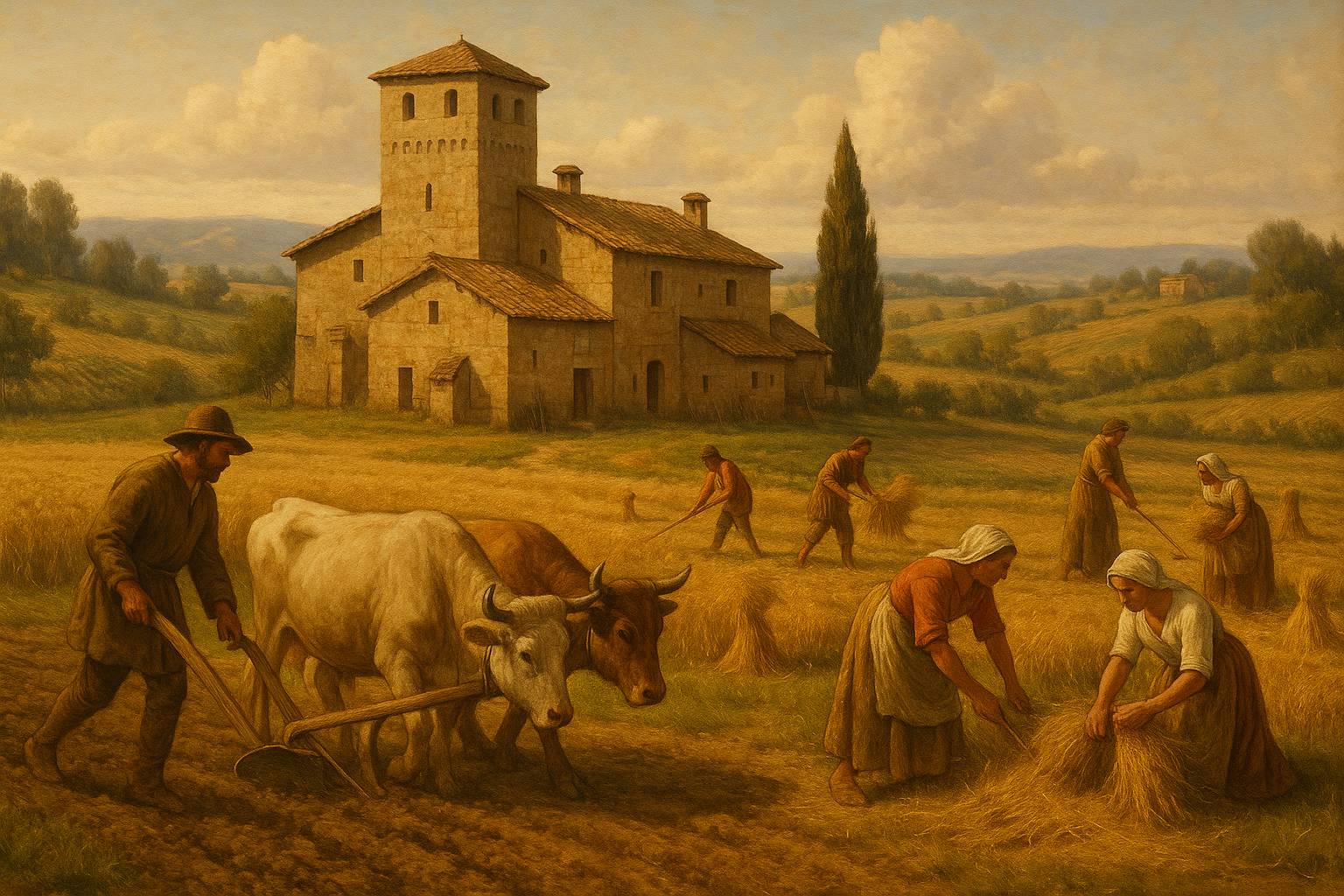 Storia della mezzadria: evoluzione e cambiamenti nel tempo