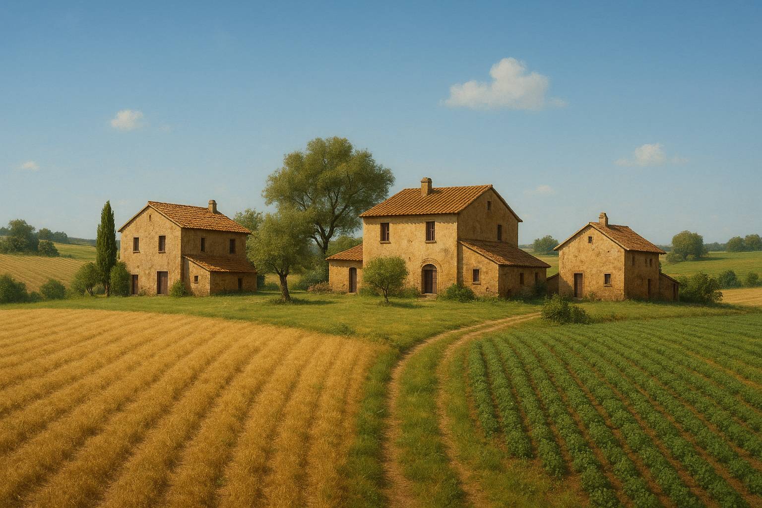 Impatto economico e sociale della mezzadria rurale