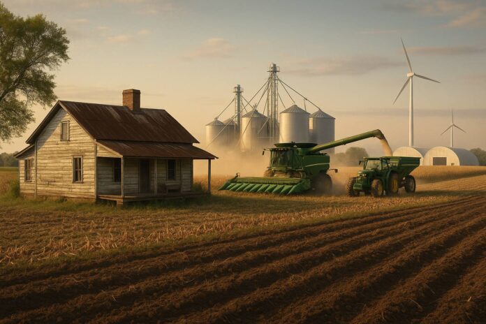 Mezzadria La transizione dalla mezzadria all'agricoltura moderna