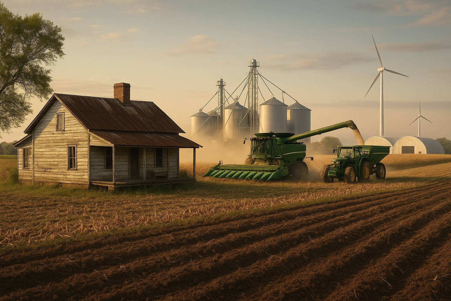 La transizione dalla mezzadria all'agricoltura moderna