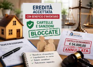 Se quando accetti l’eredità, fai questo, non devi pagare più niente: quando si bloccano cartelle e sanzioni