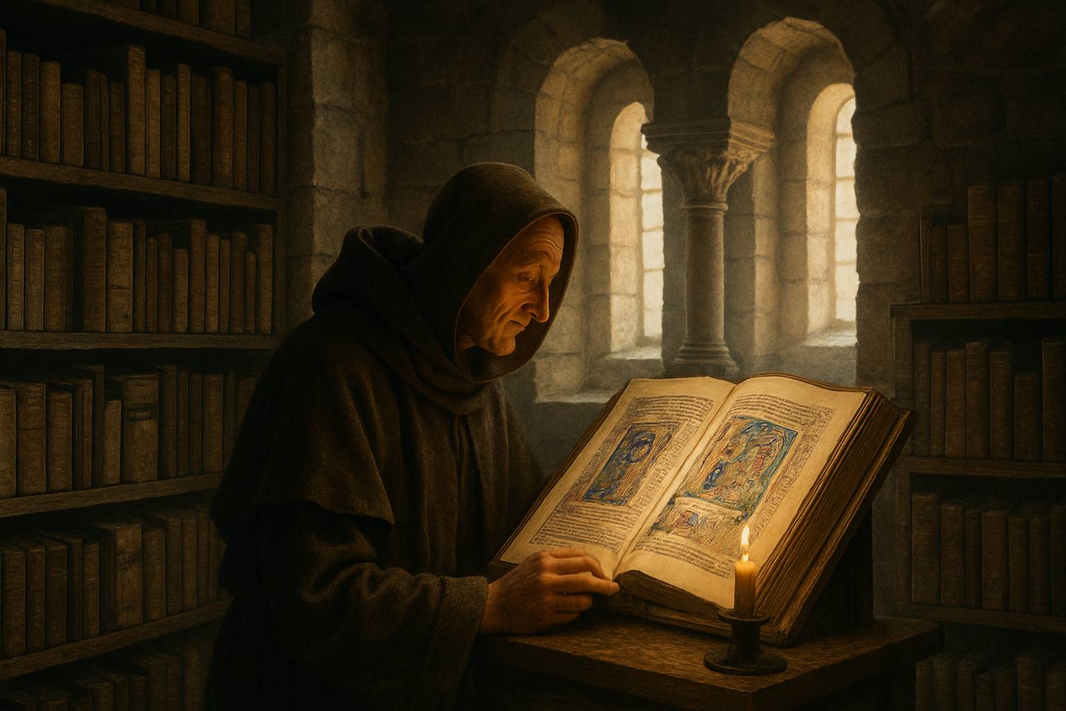 Biblioteche monastiche medievali: organizzazione, cataloghi e circolazione dei testi