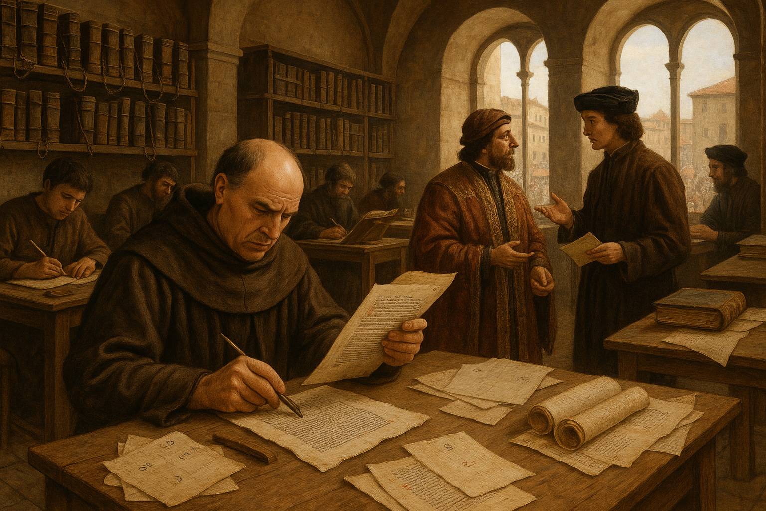 Conventi medievali Copisti, correttori e committenti: economia del manoscritto medievale