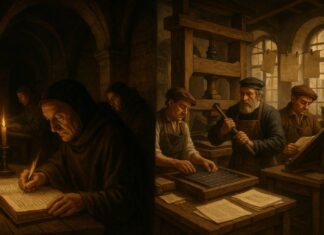 Dagli scriptoria alle tipografie: la transizione dal manoscritto alla stampa