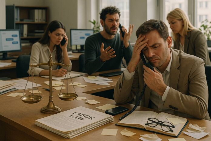 Conseguenze giuridiche delle continue interruzioni durante il lavoro