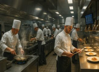 Le cucine dei grandi alberghi: organizzazione, tecnologia e disciplina