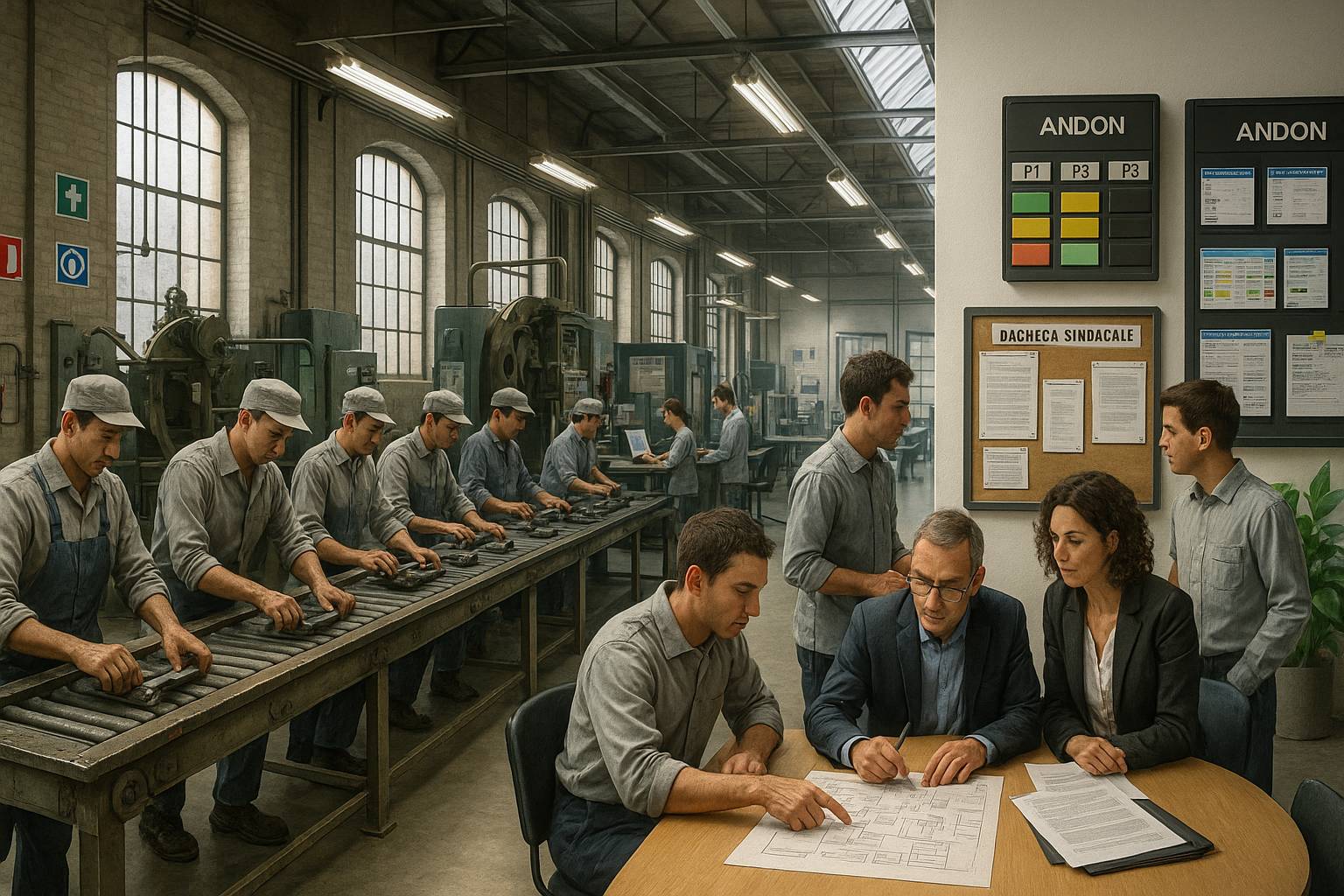 Organizzazione scientifica del lavoro, lean management e limiti legali italiani