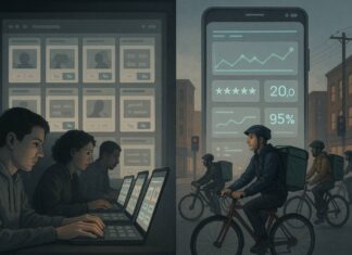 Frammentazione delle mansioni nel lavoro digitale, piattaforme e algoritmi