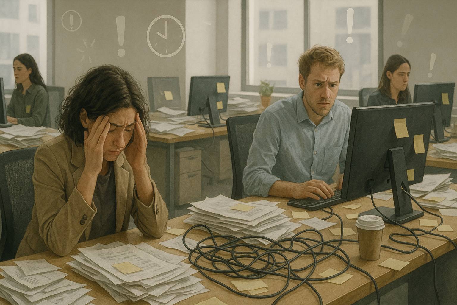 Impatto del disordine organizzativo su stress e benessere