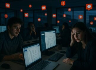 Email, chat e riunioni: quando la comunicazione diventa pressione occulta
