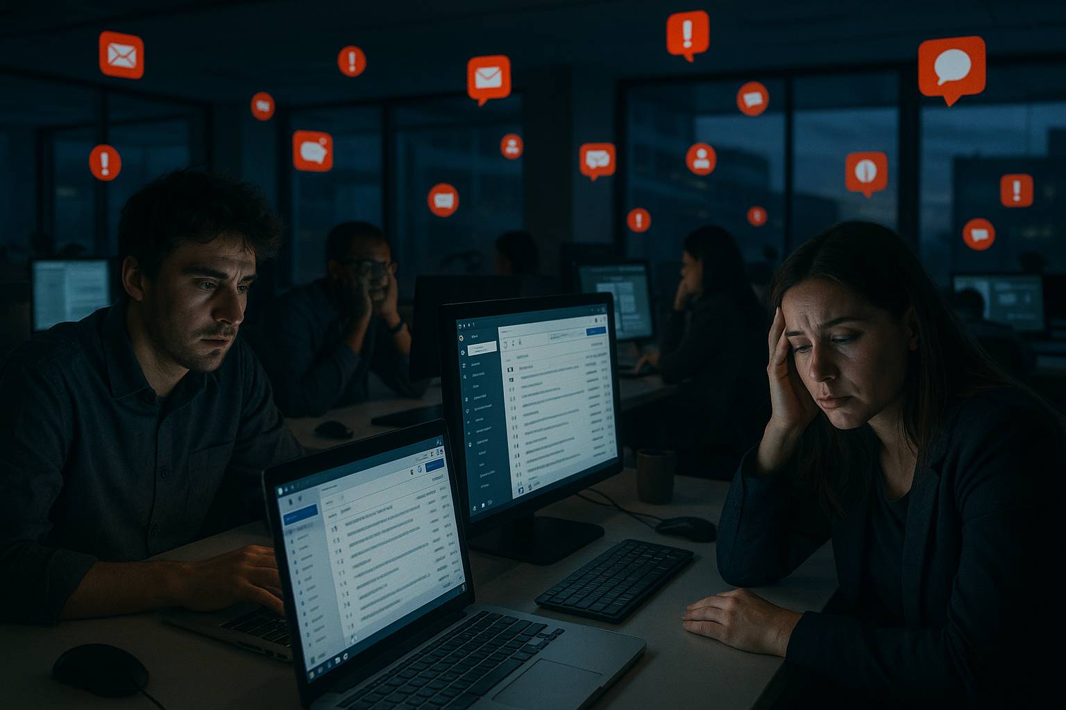 Email, chat e riunioni: quando la comunicazione diventa pressione occulta