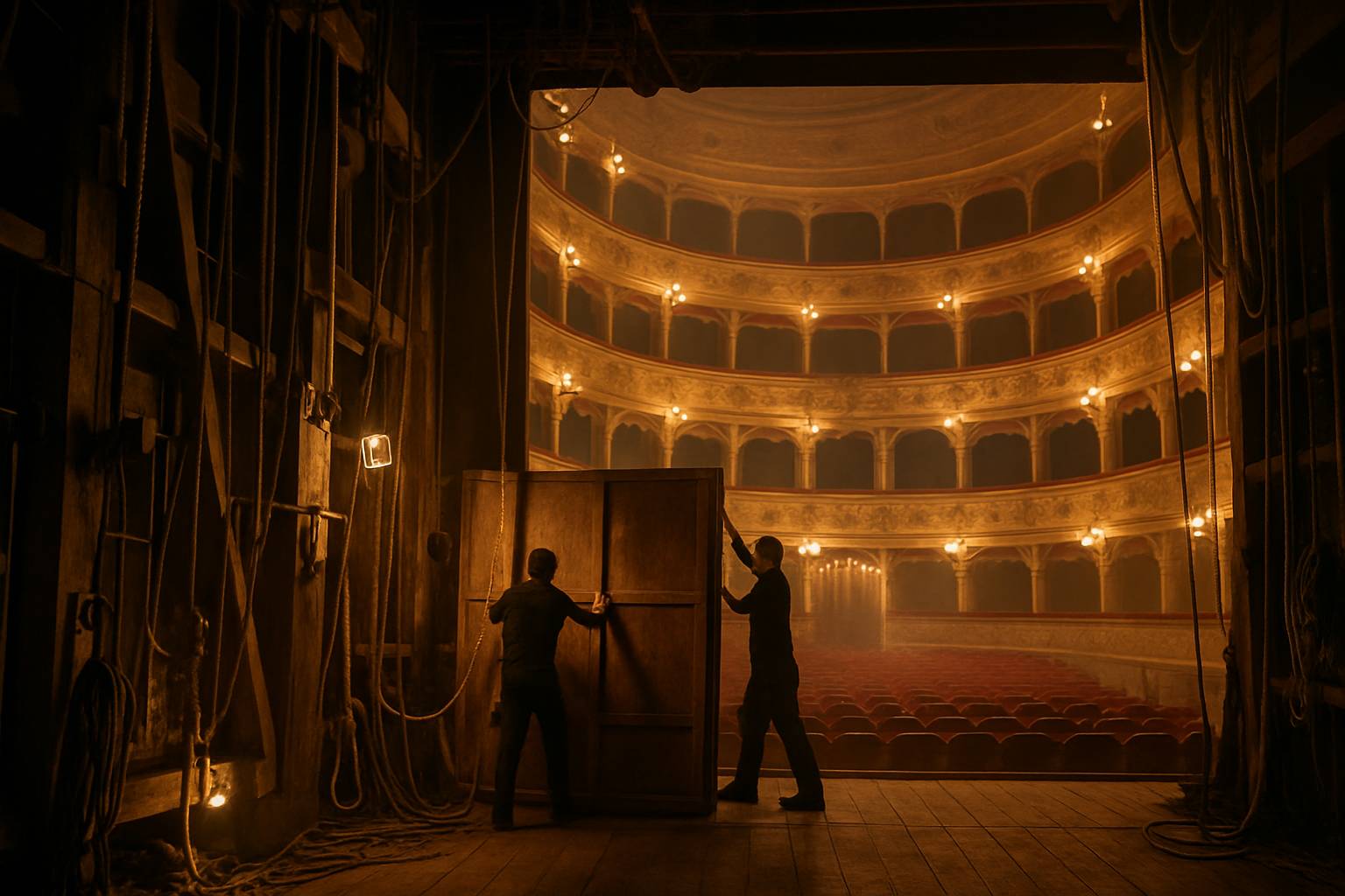 Il lavoro nei teatri e dietro le quinte nella storia dello spettacolo