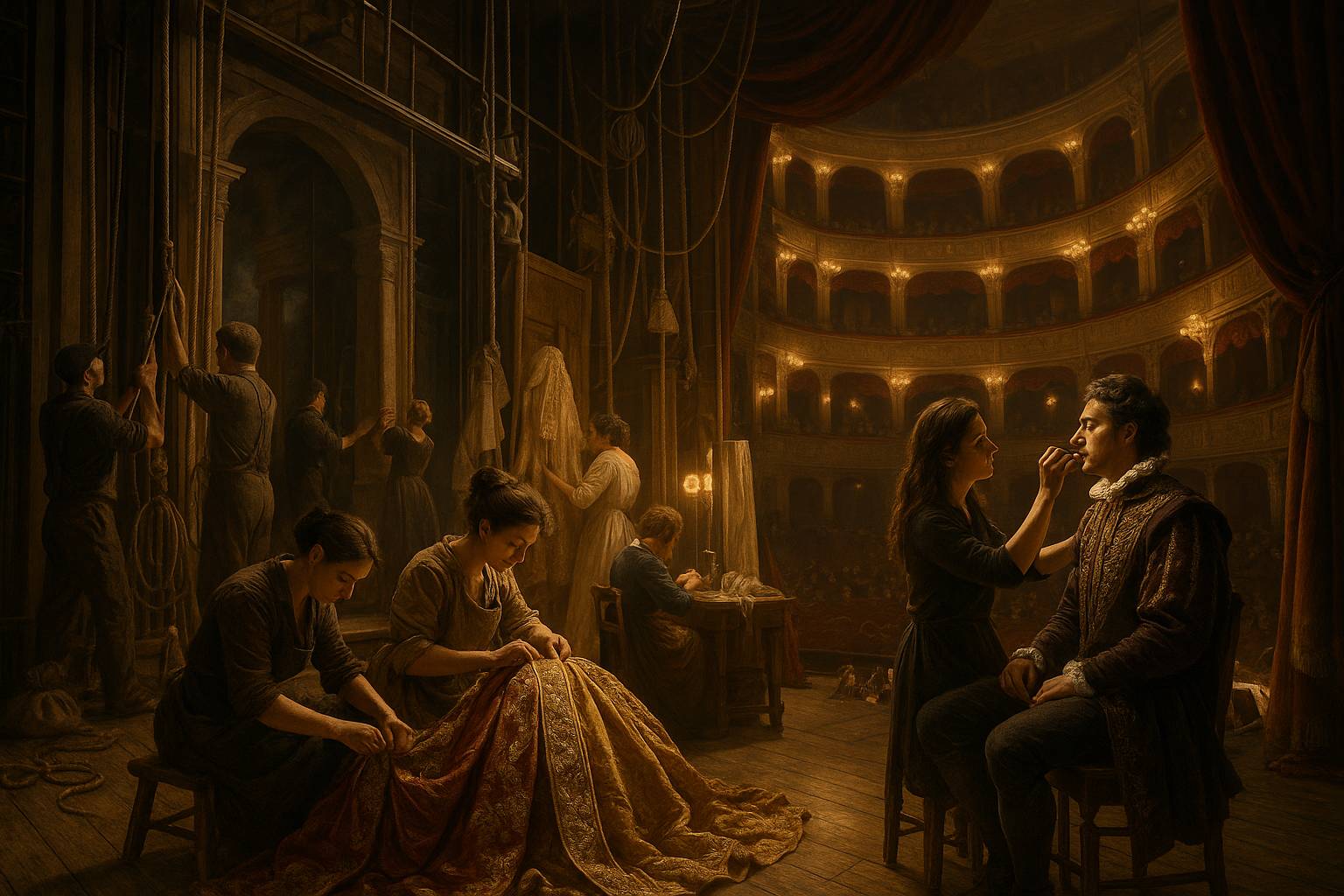 spettacolo Il lavoro delle maestranze nei grandi teatri d’opera