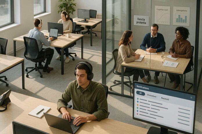 Interruzioni al lavoro Organizzazione del lavoro e prevenzione delle interferenze continue