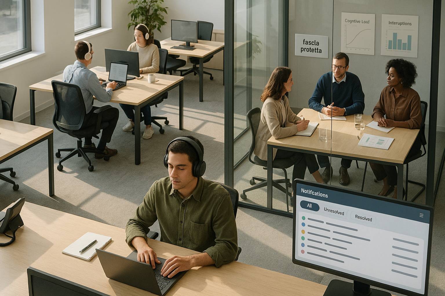 Interruzioni al lavoro Organizzazione del lavoro e prevenzione delle interferenze continue