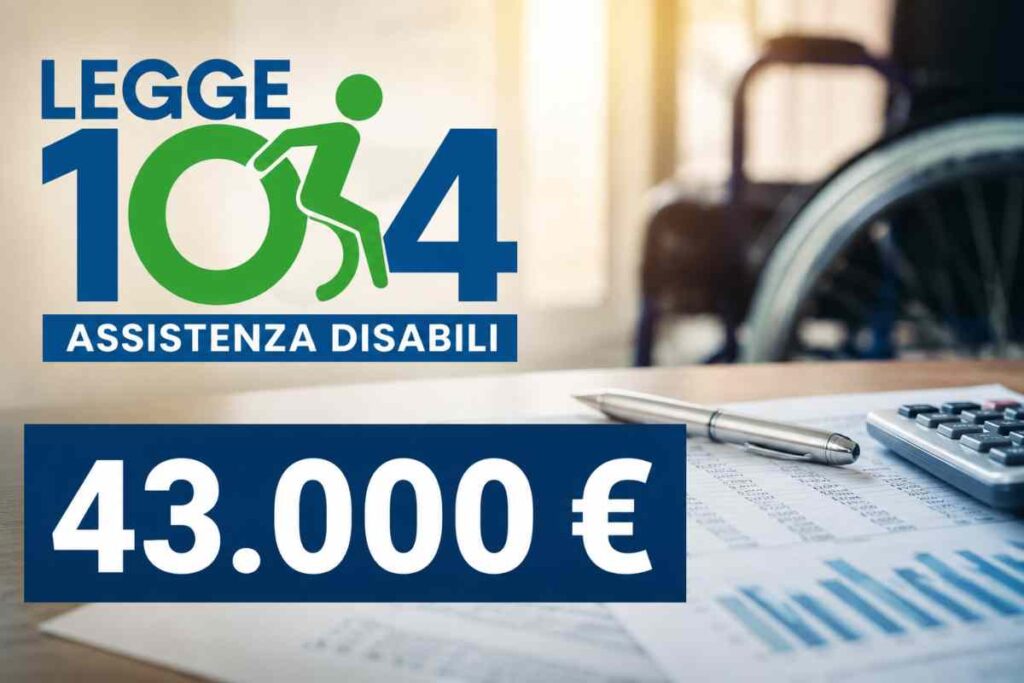 Legge 104, fino a 43.000 € di stipendio anche durante l’assenza di lavoro: come funziona il congedo straordinario nel 2026