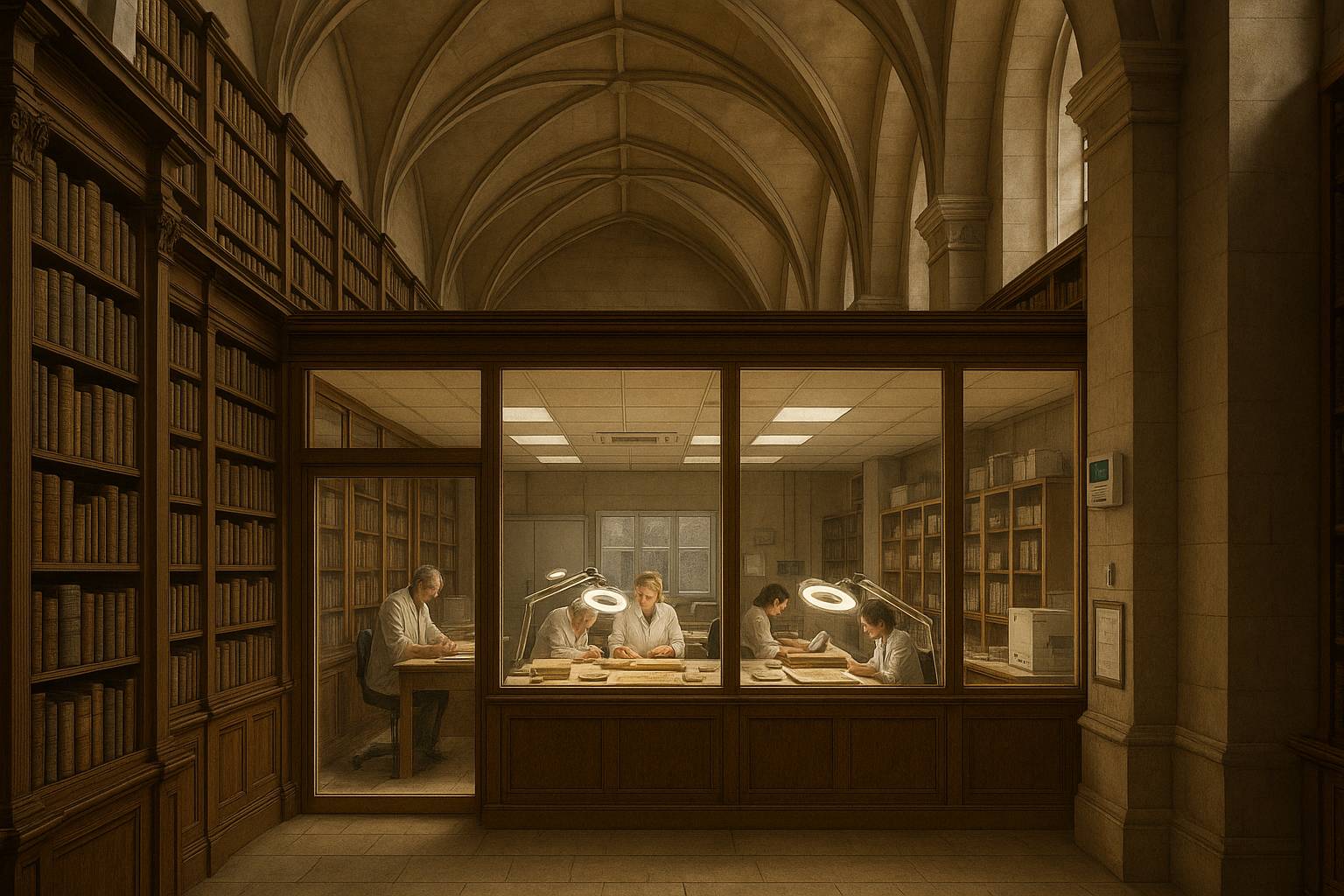 Conservazione preventiva e restauro nei grandi istituti bibliotecari storici