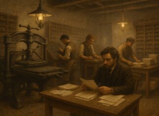 Tipografi, editori e cronisti: la filiera produttiva dei giornali ottocenteschi Tipografi, editori e cronisti: la filiera produttiva dei giornali ottocenteschi