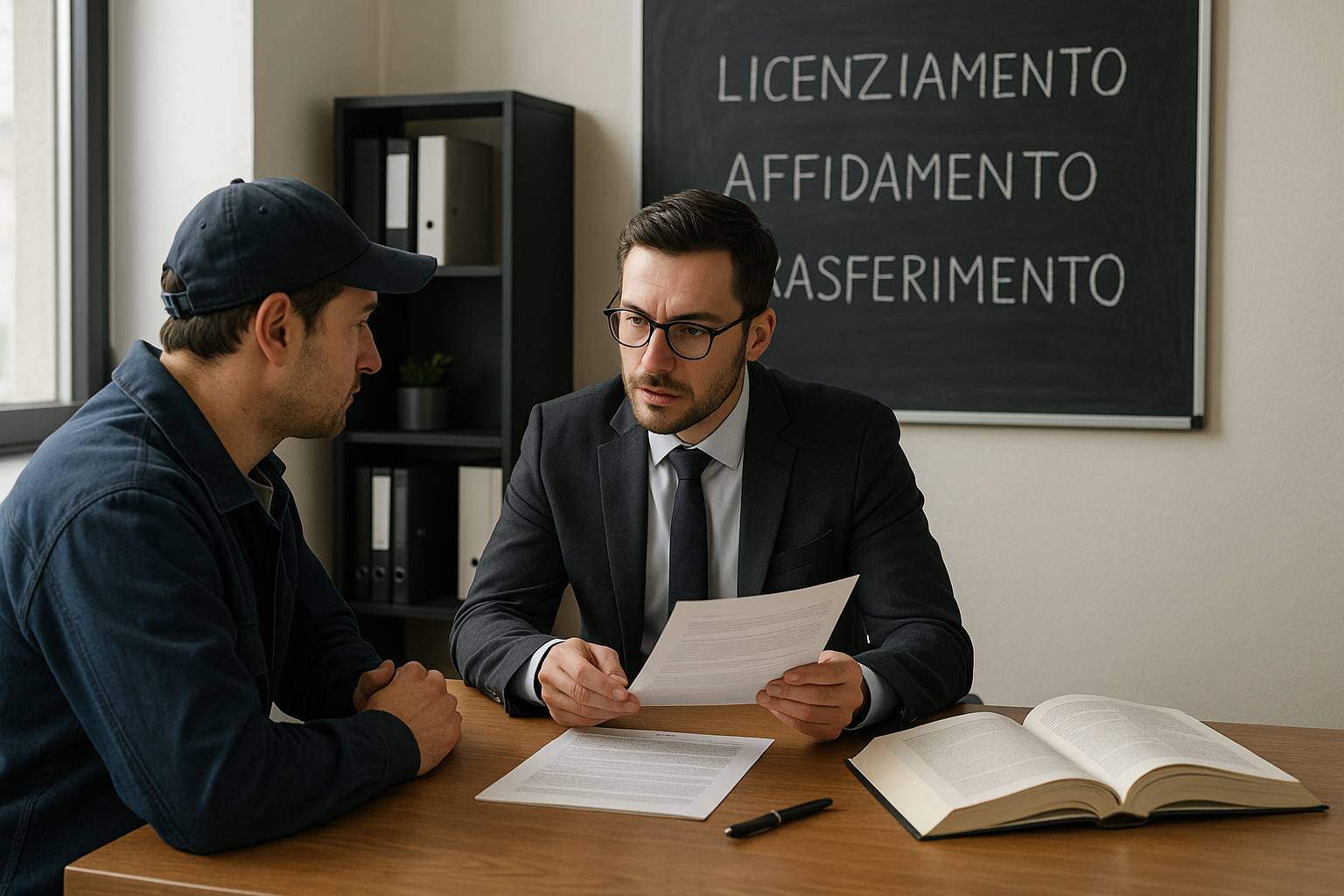 Affidamento, licenziamento e mutamento delle condizioni di lavoro